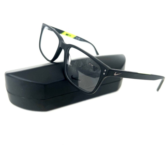 New NIKE Frames Black Eyeglasses Acetate Plastic 7240 001 55 17 140 Men Glasses - Picture 1 of 9